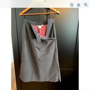 Vintage charcoal grey skirt size 10